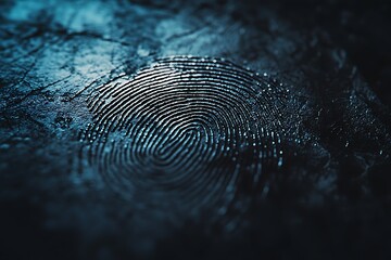 fingerprint thumb print with background