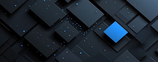Abstract dark wallpaper with geometric shapes and modern design