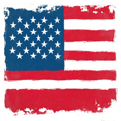 Stylized Illustration of the American Flag