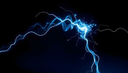 lightning in the night