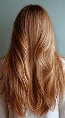 Fototapeta premium Comparison of hair condition before and after washing: rough and tangled hair before washing. and smooth and shiny hair after washing 