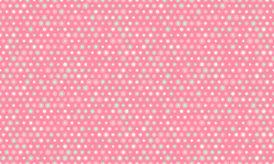 Vector polka dot pattern with abstract round shapes. Great for textile designs, seamless wallpapers, or trendy poster backgrounds with a minimalist geometric style.