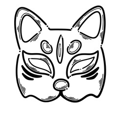 Chinese New Year Cat Mask