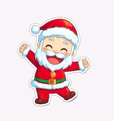 cartoon santa claus