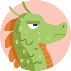 Dragon, this ancient creature exudes an aura of fear and awe, often depicted with glowing eyes and the ability to breathe fire, symbolizing both destruction and protection in fairy tales.