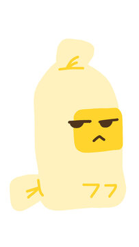 pocong inspiration cute local pillow ghost expression