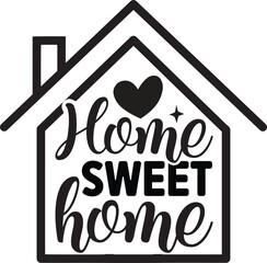 home SWEET home SVG