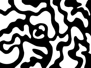 Black and white ink splash. Seamless Black and White Cow Print Pattern Vector. Cow texture repeated design background pattern backdrop wallpaper. Vector image illustration seamless
