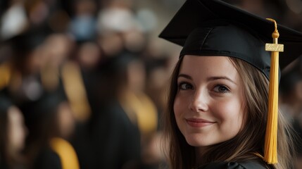 The Young Graduate Smiling