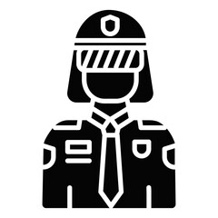 Lady Police Icon