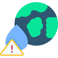 Water Crisis Report Icon