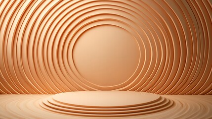 Obraz premium 3d render studio dynamic abstract design in a minimalist aesthetic with soft lighting