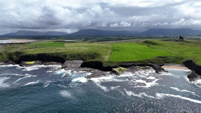 survol de Mullaghmore en Irlande