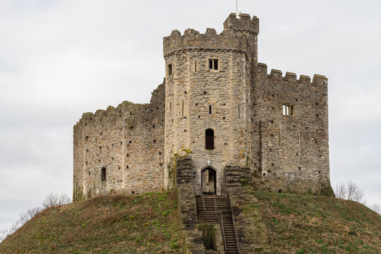 Cardiff Castle - a Motte and Bailey style Norman fortification 