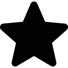 Simple vector icon star
