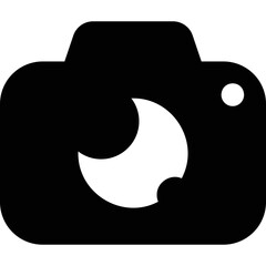 Simple vector icon camera