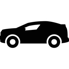 Obraz premium Simple vector icon car 