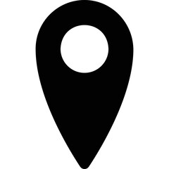 Simple vector icon location
