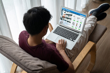 Obraz premium on pharmacy online store on computer screen for shopping for medical products drugs and medicine snugly