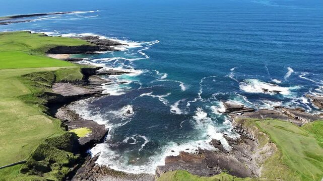 survol de Mullaghmore en Irlande