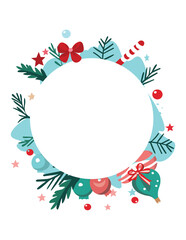 Christmas card vector