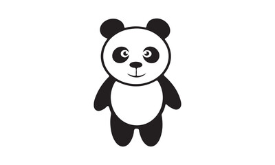 red panda vector illustration -Cricut Isolated on white background Vector illustration for Cutting Machine,Typography Calligraphy , Silhouette Cameo, Hand drawn lettering phrase isolated on white back