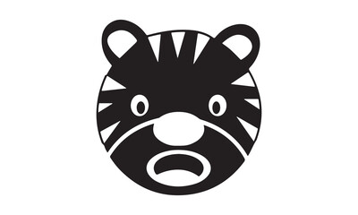 red panda vector illustration -Cricut Isolated on white background Vector illustration for Cutting Machine,Typography Calligraphy , Silhouette Cameo, Hand drawn lettering phrase isolated on white back