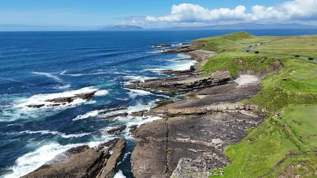 survol de Mullaghmore en Irlande