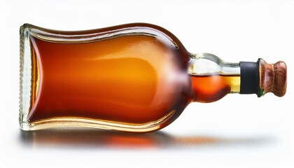 bottle of perfume on a white background