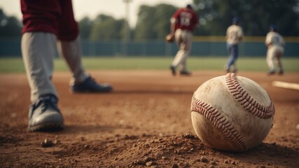 Playing Baseball on a Rough Infield: XL Player in Action

