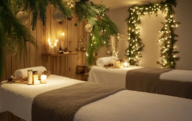 Obraz premium relax spa and christmas 