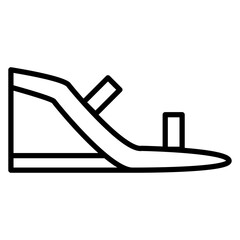 Wedge Heel Icon