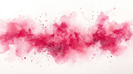 Obraz premium A stunning watercolor abstract background showcasing a blend of pink and red tones, perfect for artistic and creative projects
