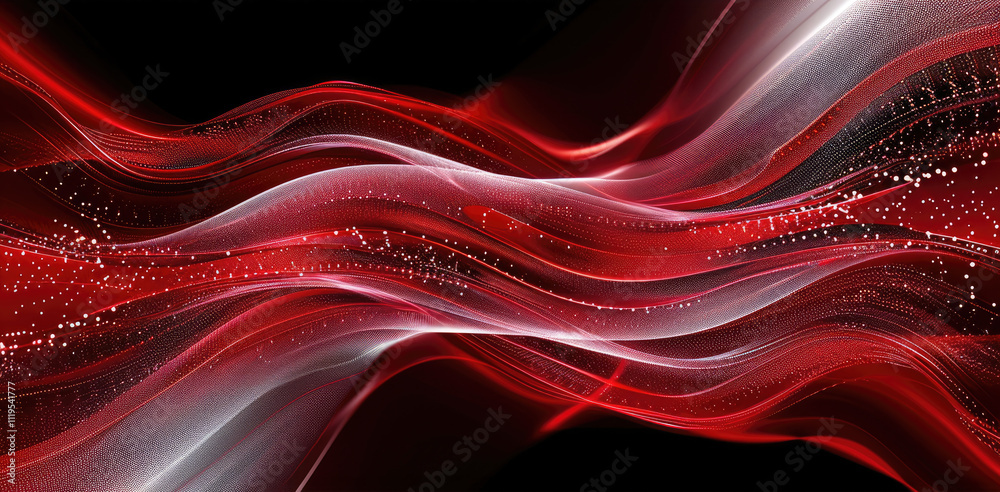 Poster dark red swoosh abstract background.