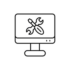 System Repairing vector icon