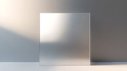 3D Blank Frame Clear Reflection Effect Wallpaper Background