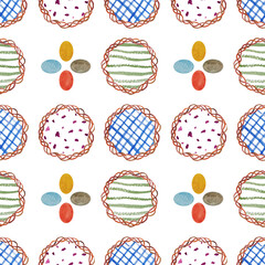 Spring Illustrations with Easter Motifs