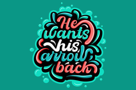 happy valentine's day typograpy art