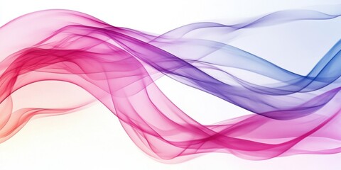 Fototapeta premium Abstract Colorful Swirling Smoke Design,Vibrant Hues and Smooth Flowing Lines,Digital Art Background