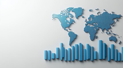 Minimalist Chart of Rising Global Temperatures