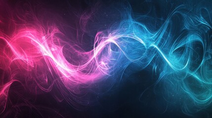 Obraz premium Elegant Dynamic Background in Dark and Grainy Style with Vibrant Colorful Swirls