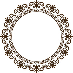 Vintage label design with monograms and frames	