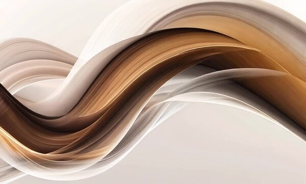 Abstract brown and beige wave background. Abstract background