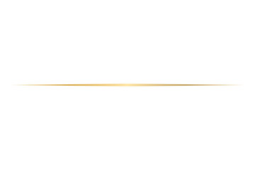 Luxury gold line element isolated on white
