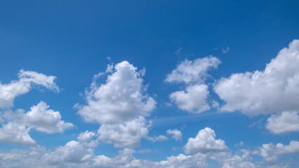 clear blue sky background,clouds with background, Blue sky background with tiny clouds. White fluffy clouds in the blue sky. 