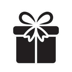 gift box vector silhouette