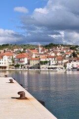 Colouful Croatian village on the island of Brac