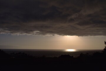 Light between the shade on the island of La Palma
