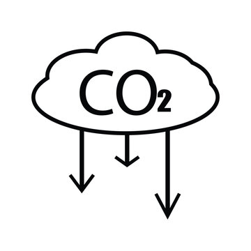 recommend clip art: co2 - carbon dioxide emissions, vector icon.