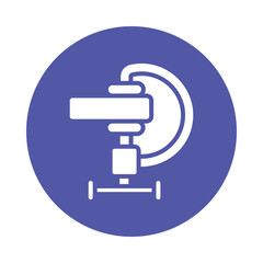 Clamp Vector Gylph Icon. Eps 10 File 